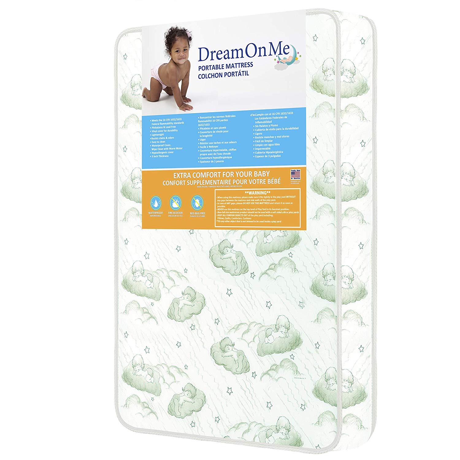 Dream On Me Playard Mattress