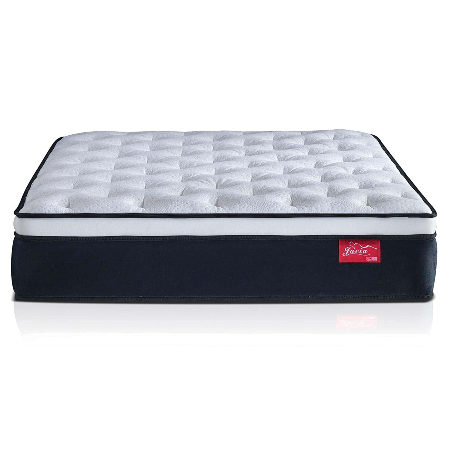 Jacia House 12 Inch Memory Foam Pillow-Top Hybrid Mattress