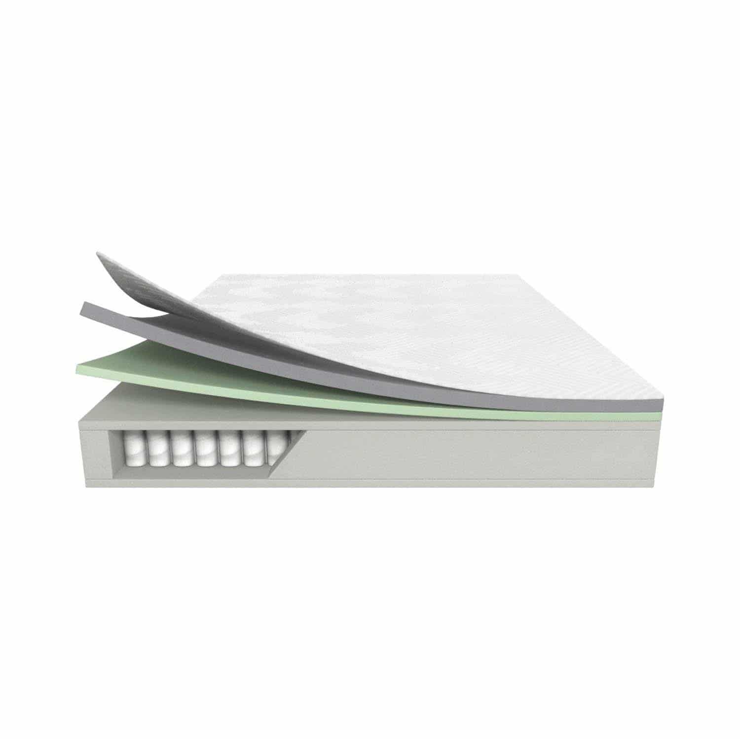 LUCID 12 Inch King Hybrid Mattress