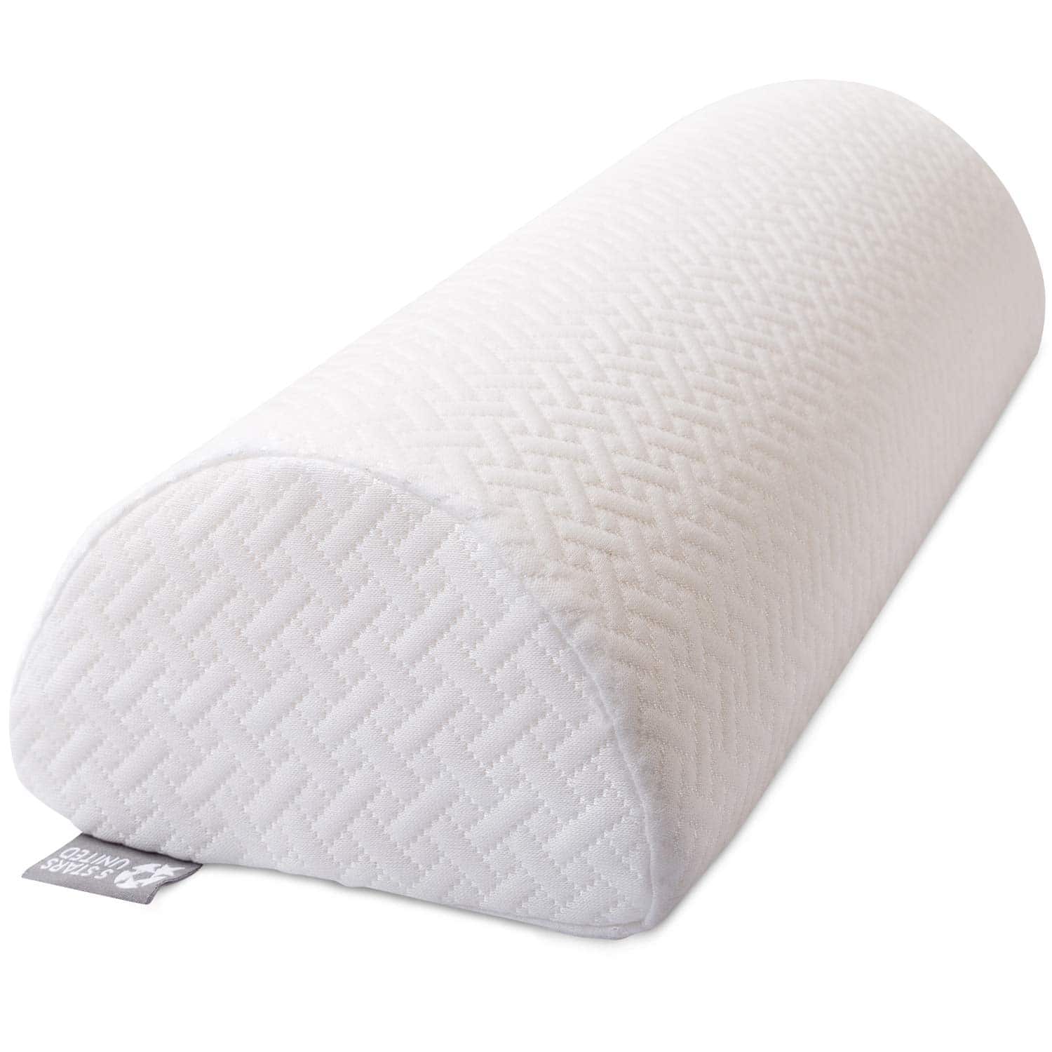 5 Stars United Half Moon Bolster Semi-Roll Pillow