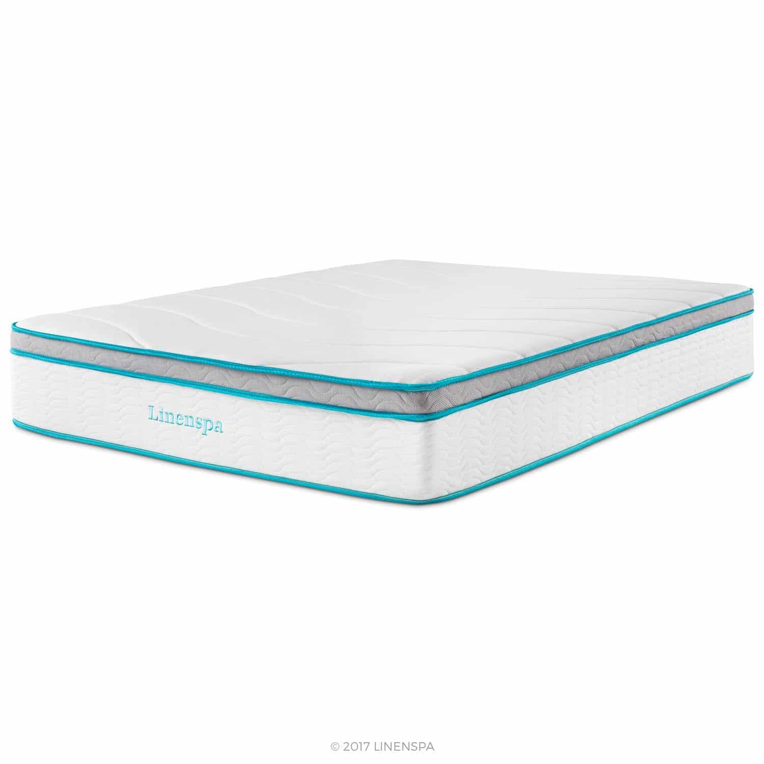 Linenspa 12 Inch Gel Memory Foam Hybrid Mattress