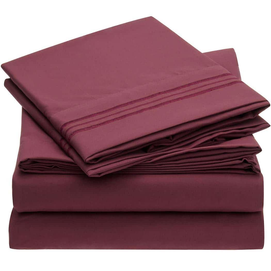 Mellanni Brushed Microfiber Bed Sheet Set