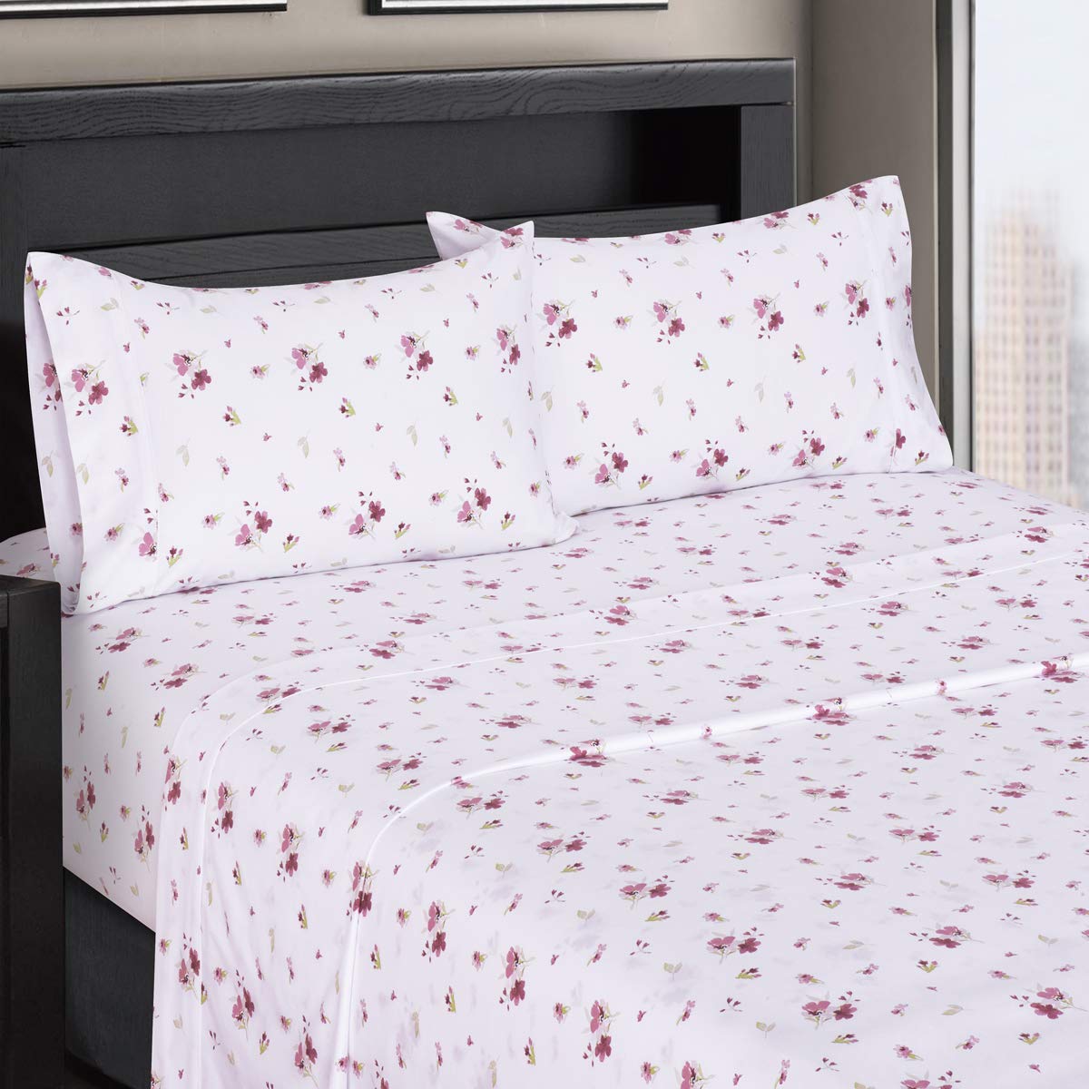 Royal Hotel Floral Sateen Cotton Sheets