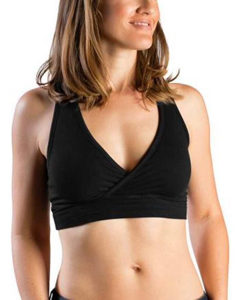 mini Kindred Bravely French Terry Racerback Nursing Sleep Bra 1