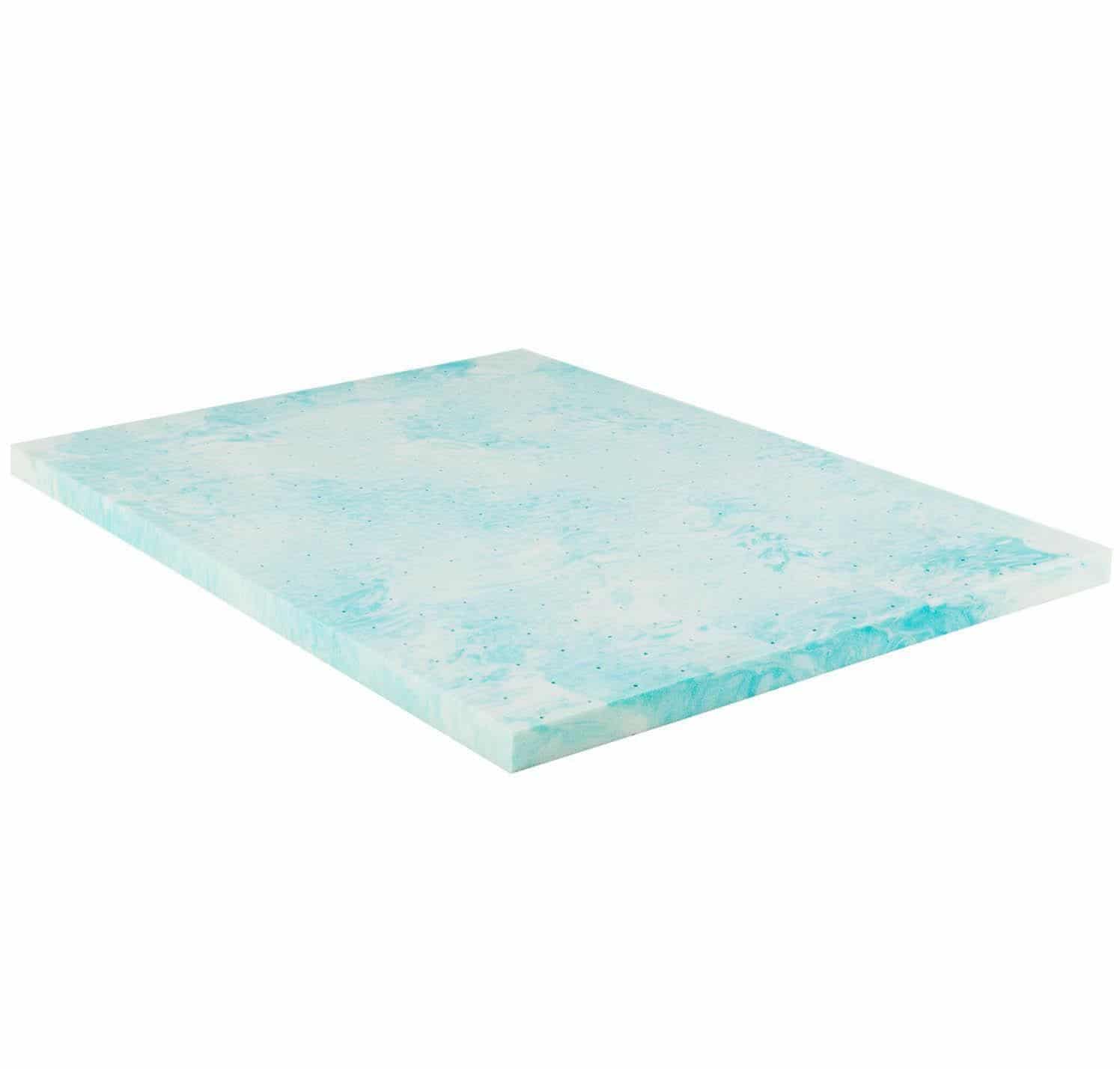 Linenspa 4 Inch Gel Swirl Memory Foam Topper