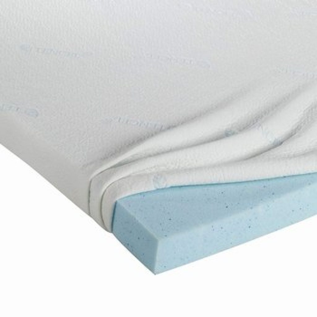 LuxLiving Cooling Gel Infused Memory Foam Mattress Topper