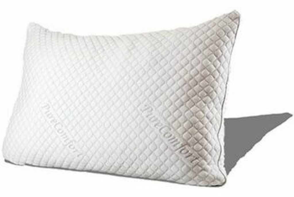 PureComfort Adjustable Loft Neck Back Pain Relief Pillow
