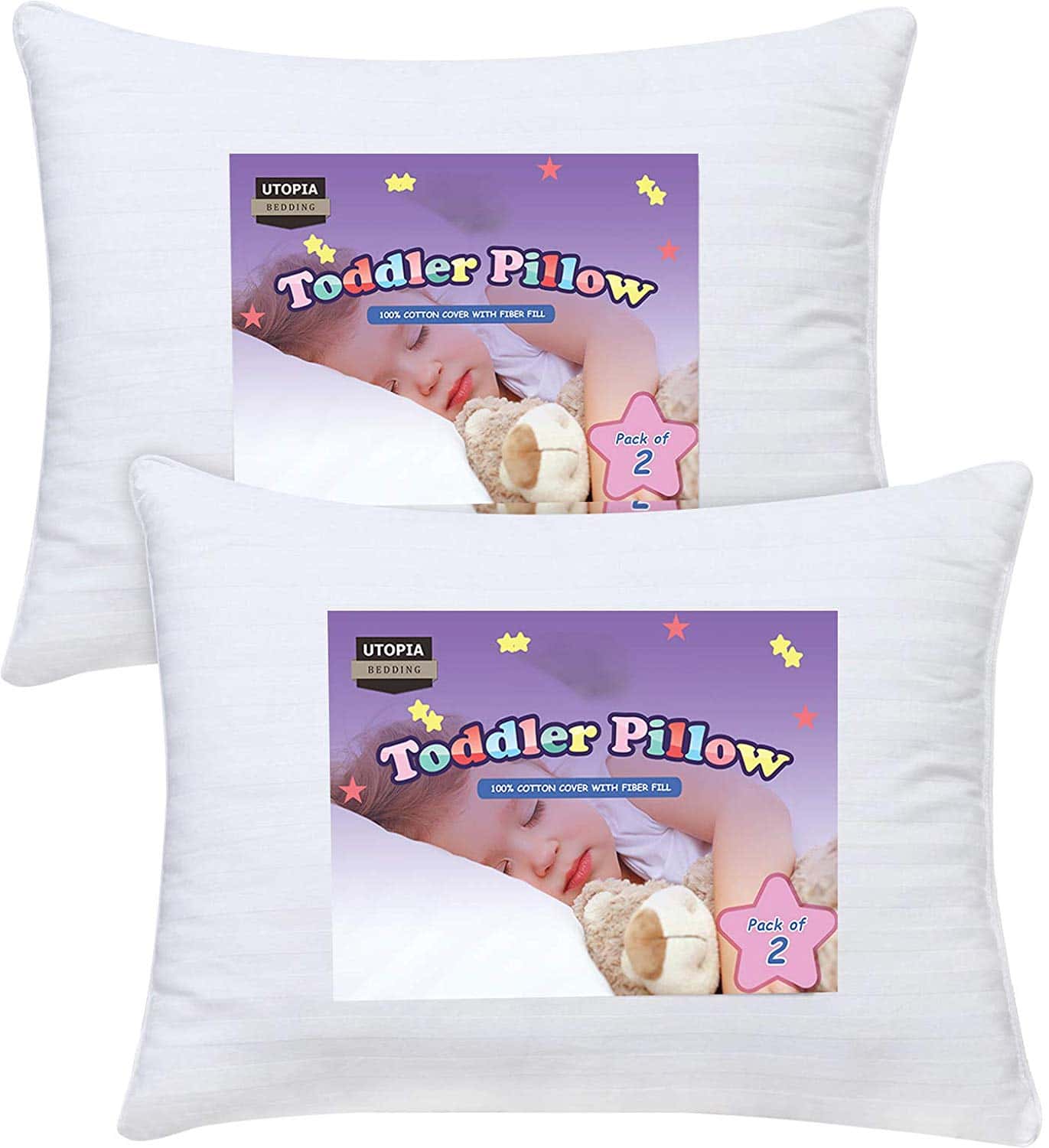 Organic Toddler Pillow For Best Bedtime Nap Travel Airplane My Crib Throw Neck