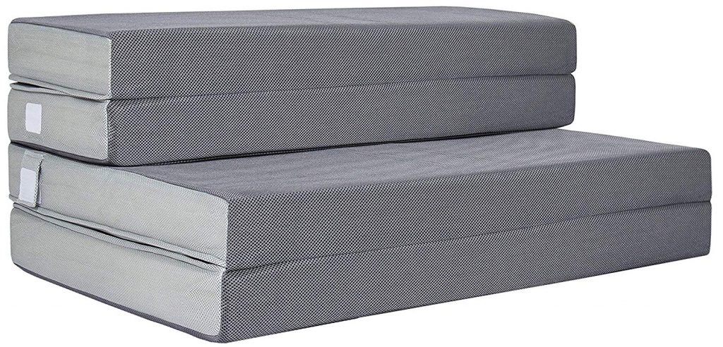 Best Choice Products 4in Thick Folding Portable Twin Mattress