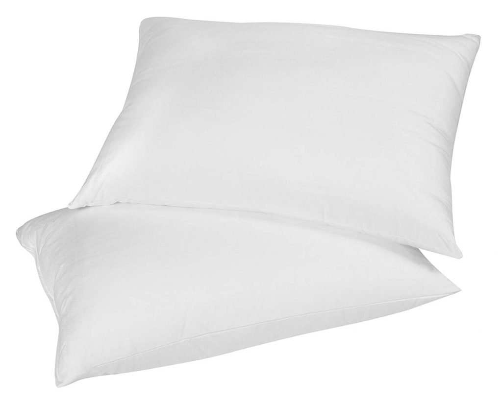 Continental Bedding 100% Premium White Goose Down Luxury Pillow