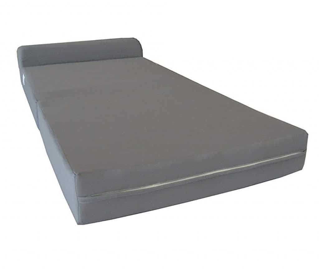 D&D Futon Furniture Long Twin Size Folding Foam Bed