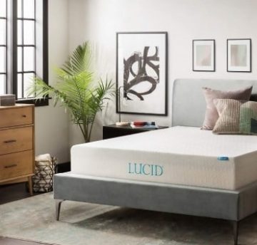 LUCID Gel Memory Foam Mattress