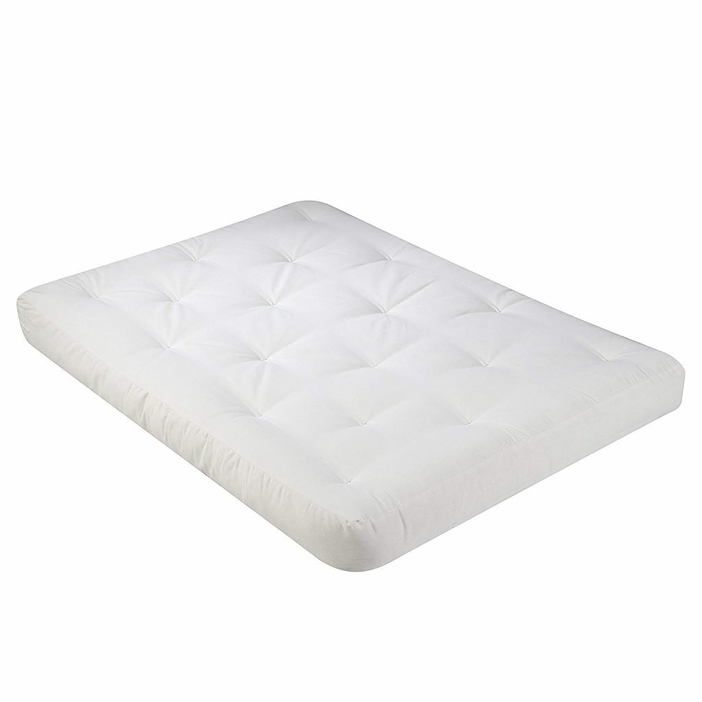 Serta Chestnut Double Sided Foam and Cotton Full Futon Mattress