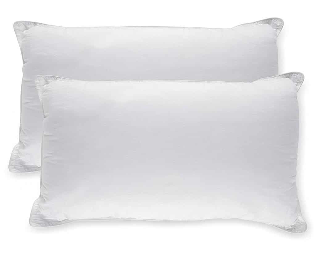 White Classic Down-Alternative Soft Bed Pillows - King Size