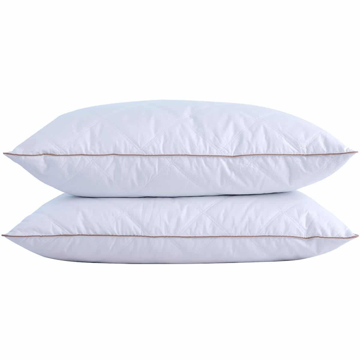 puredown Natural Goose Down Feather Pillows - King Size