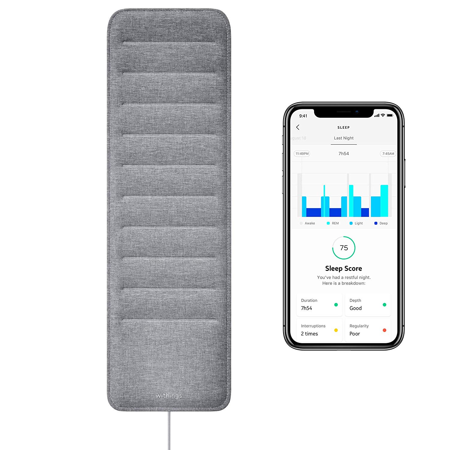 Withings Sleep — Sleep Tracking Pad