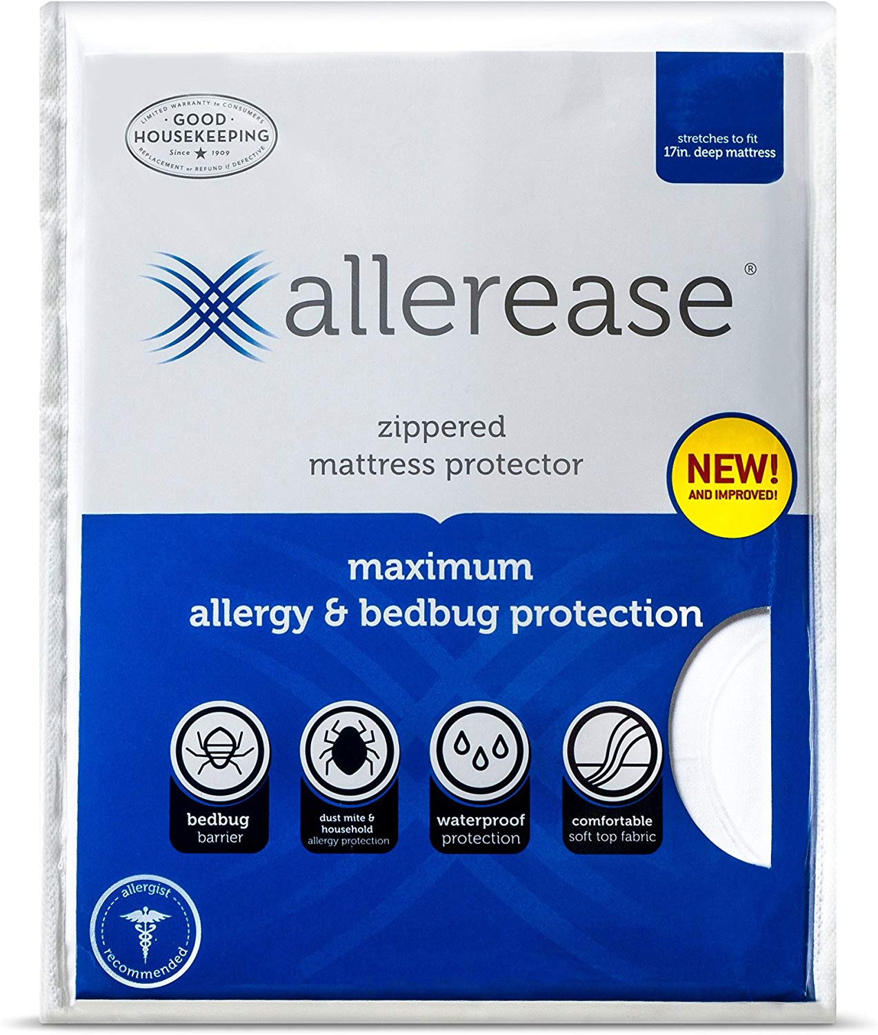 AllerEase Zippered Mattress Protector