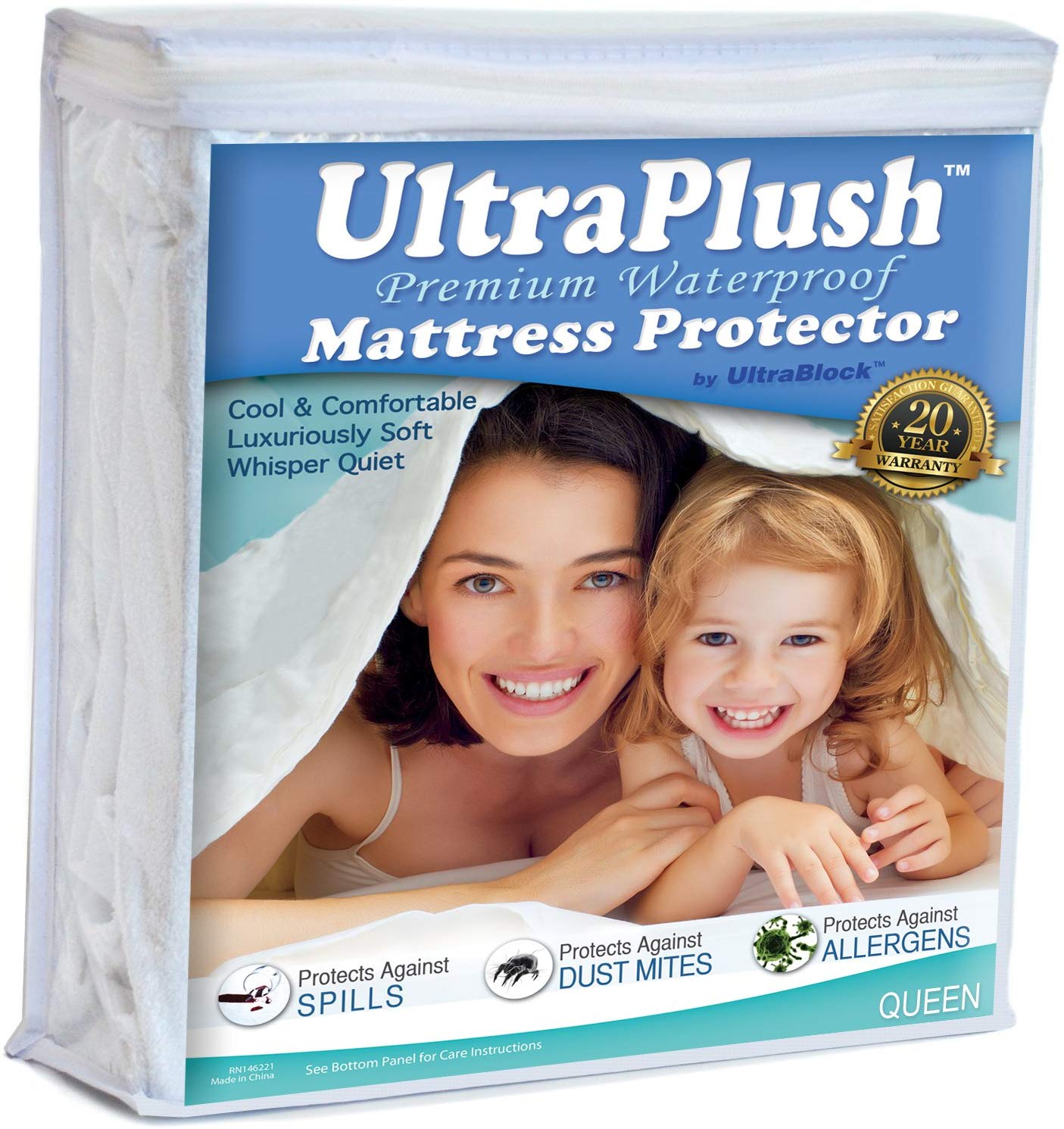 UltraPlush Premium Waterproof Mattress Protector