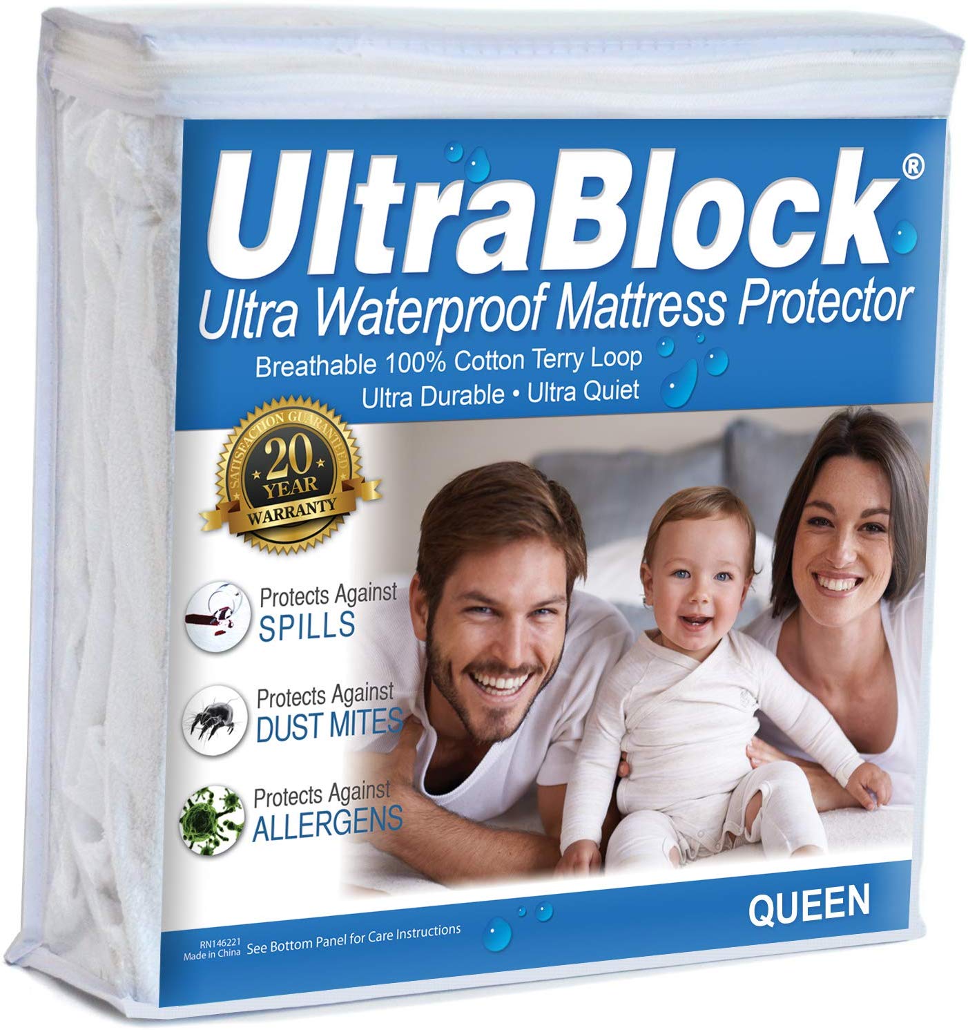 UltraBlock Ultra Waterproof Mattress Protector