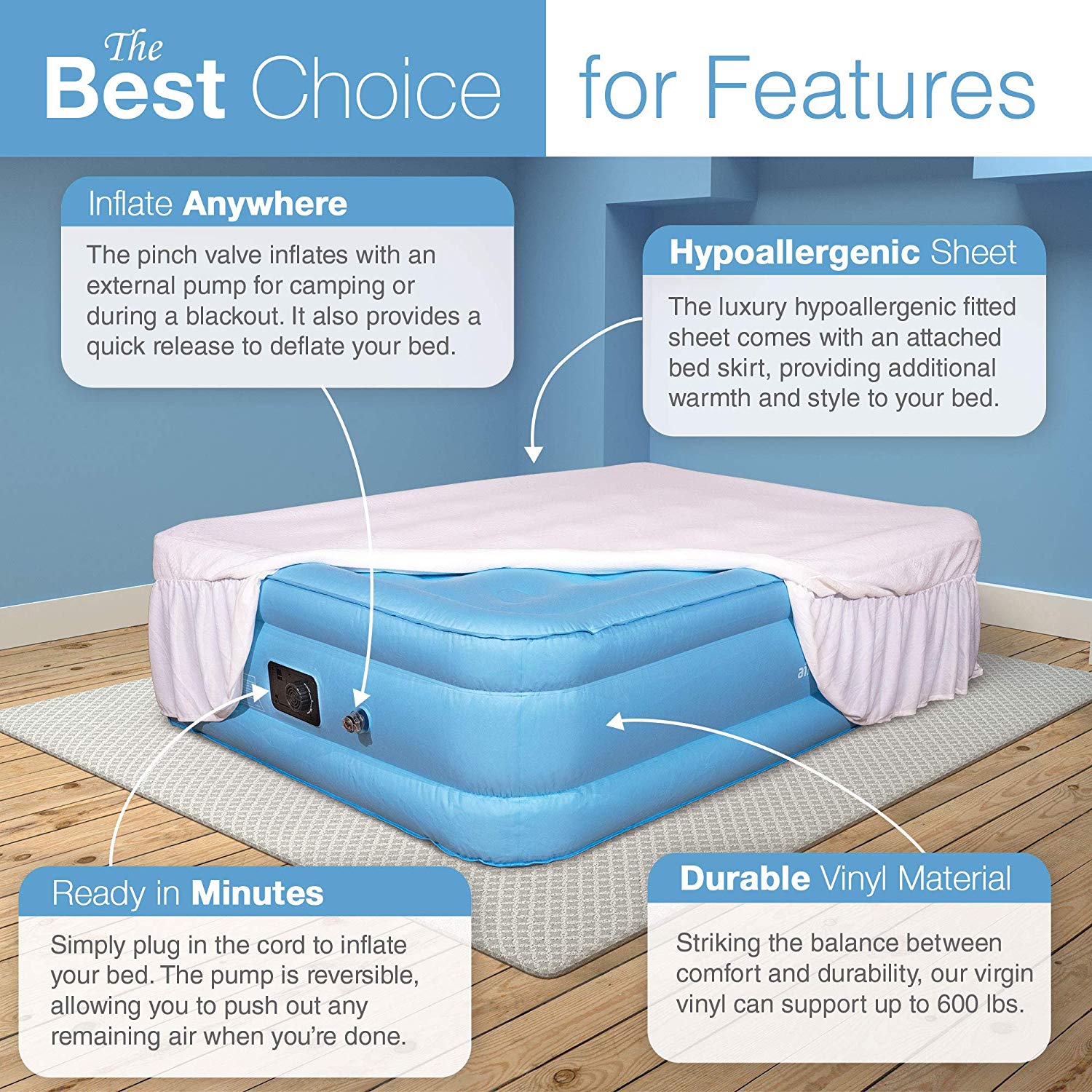 5 Best CatProof Air Mattresses Reviewed in Detail (Aug. 2021)