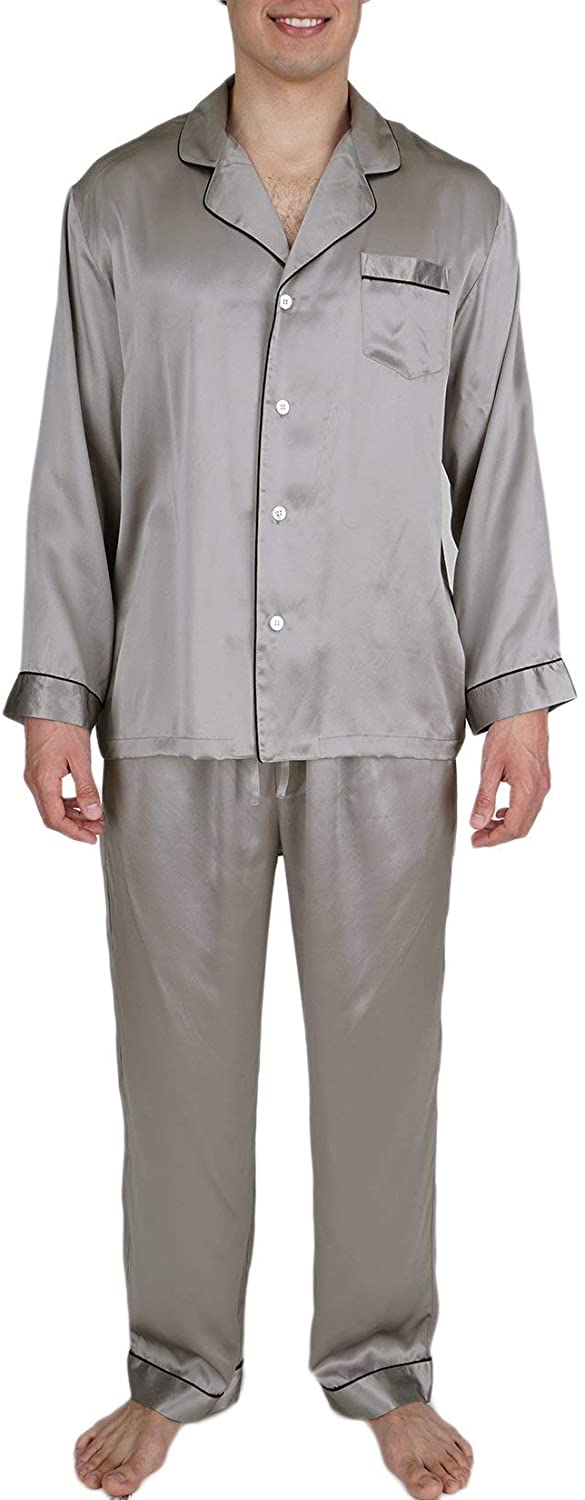 OSCAR ROSSA Men's Luxury Silk Sleepwear