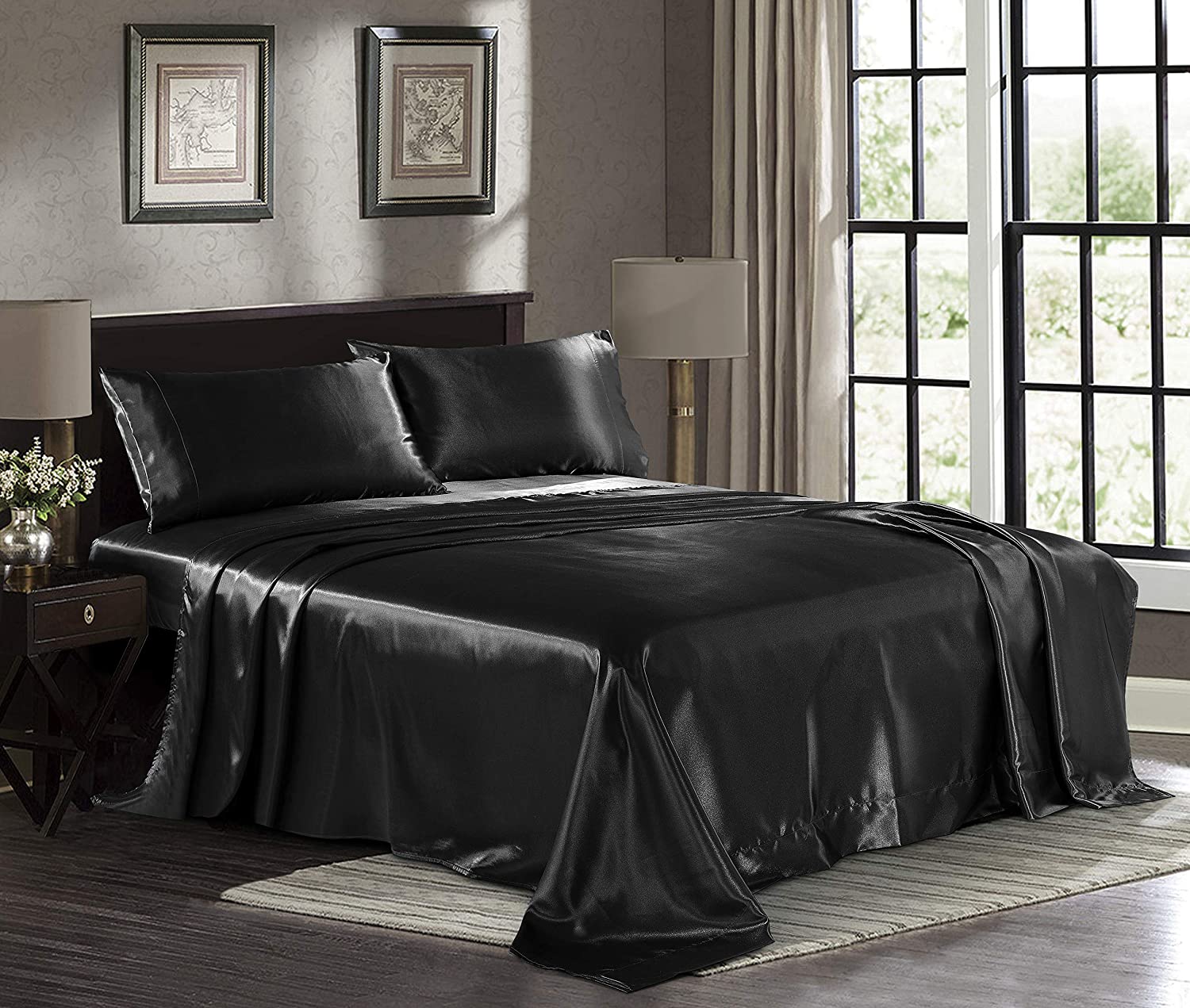 Pure Bedding Satin Sheets