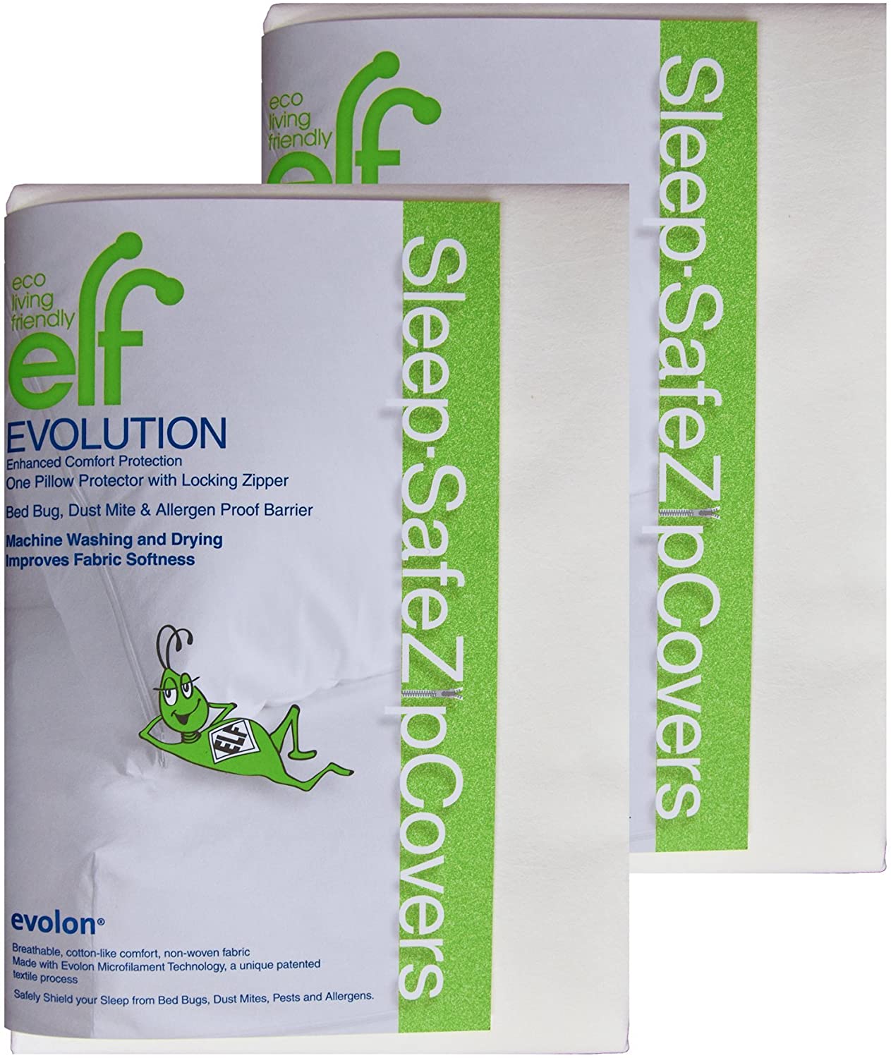 Eco Living Friendly Evolon Allergy Pillow Protector