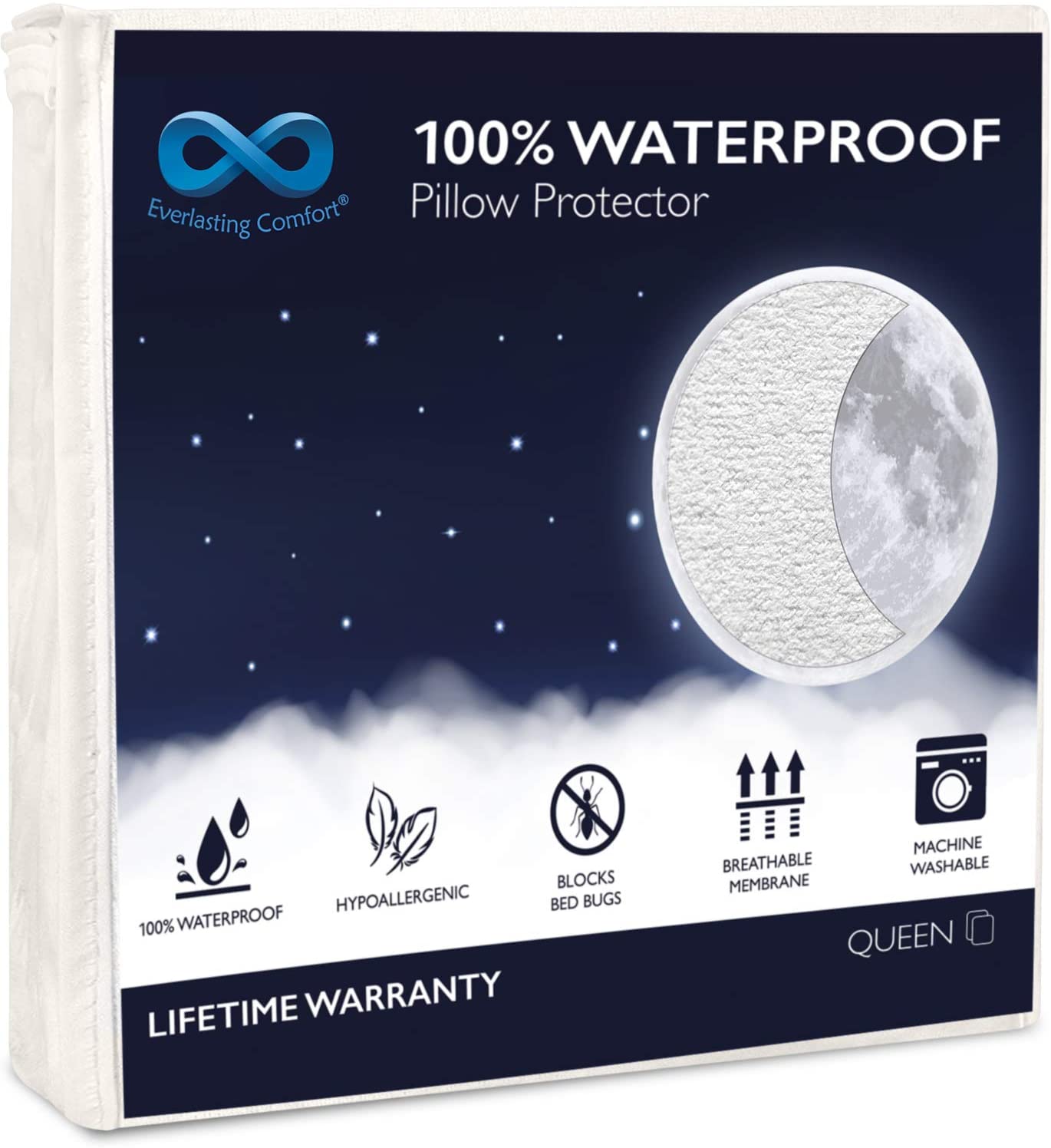 Everlasting Comfort Waterproof Pillow Protectors