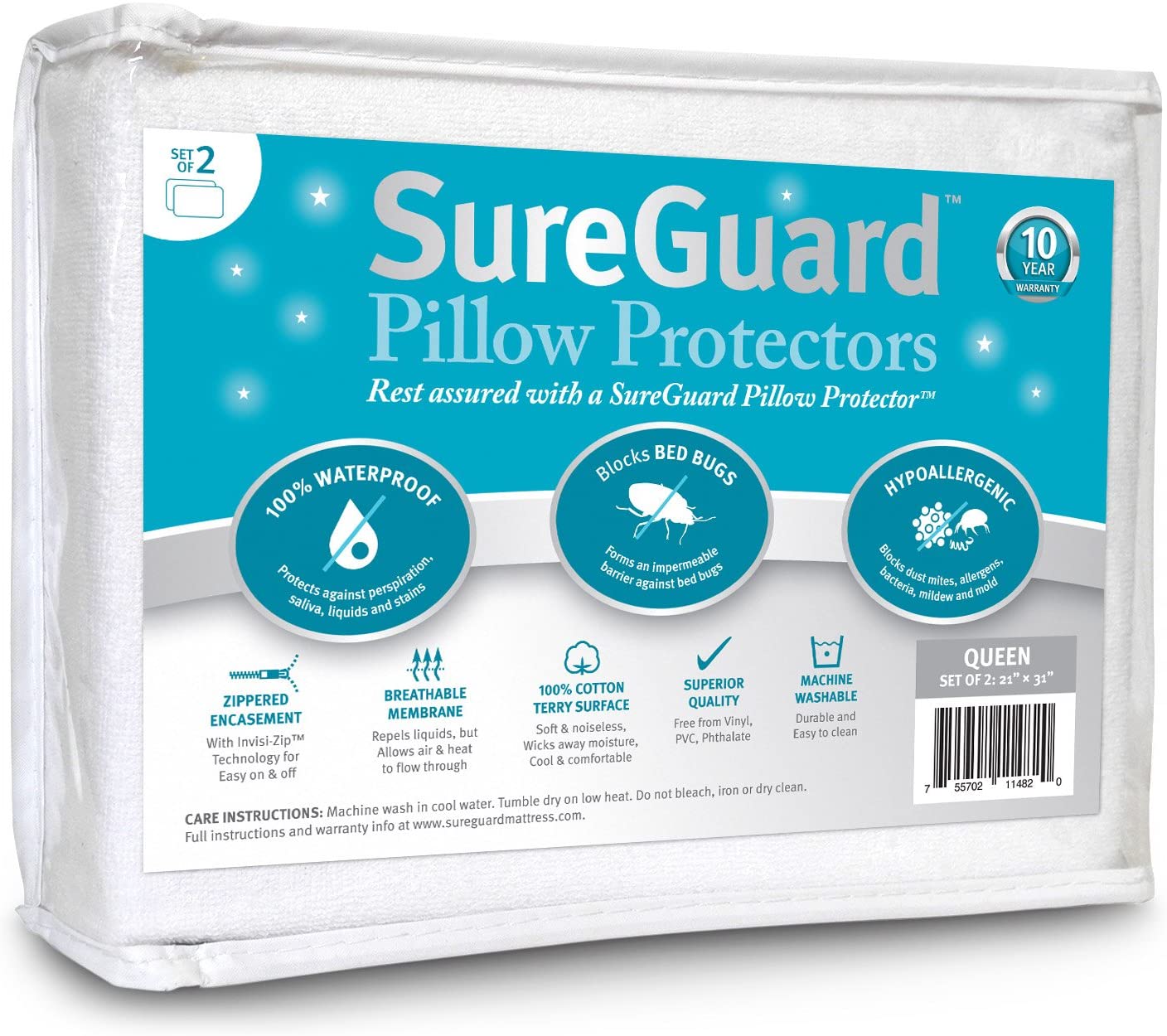 SureGuard Pillow Protectors