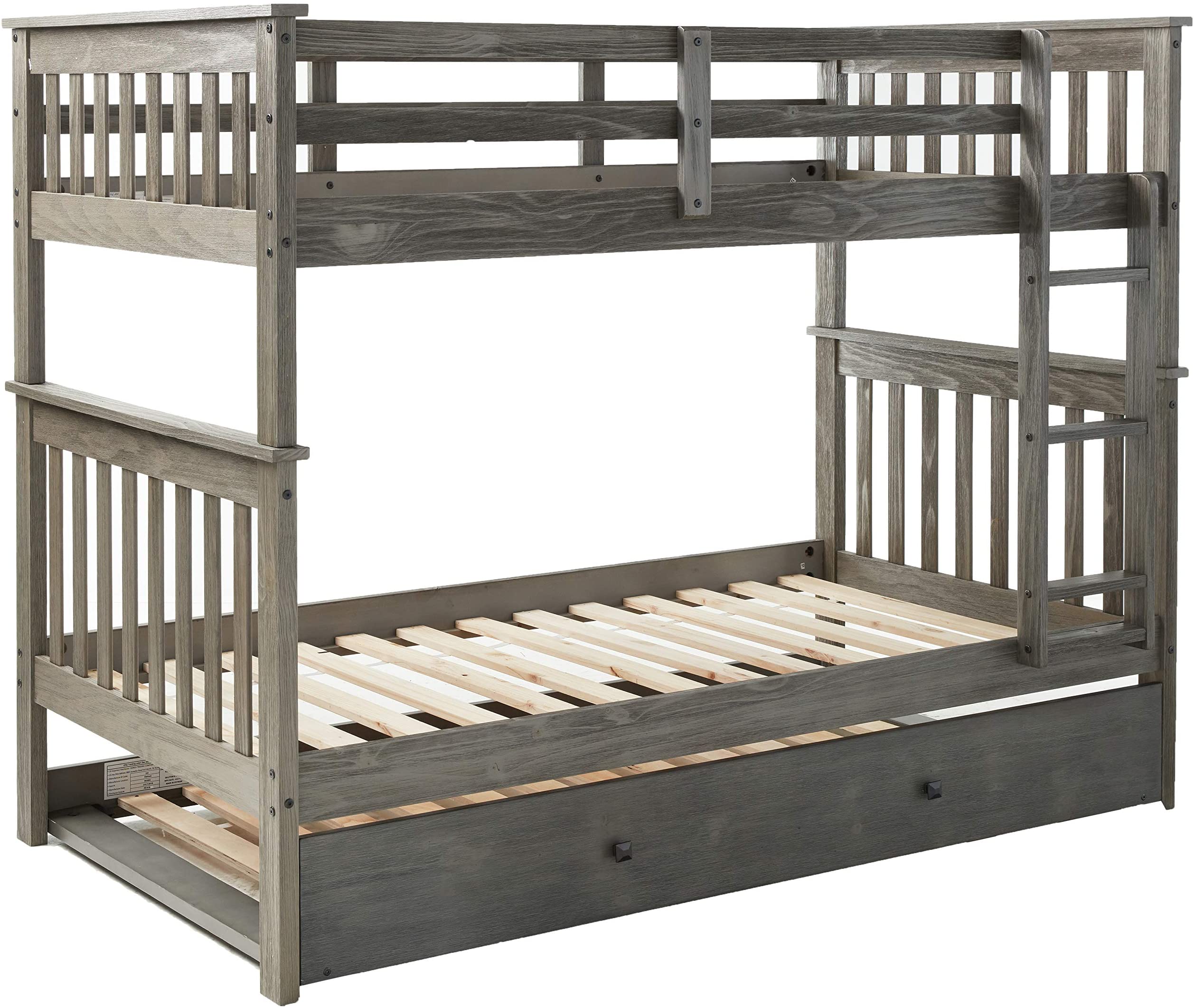 Donco Kids Mission Bunk Bed with Trundle