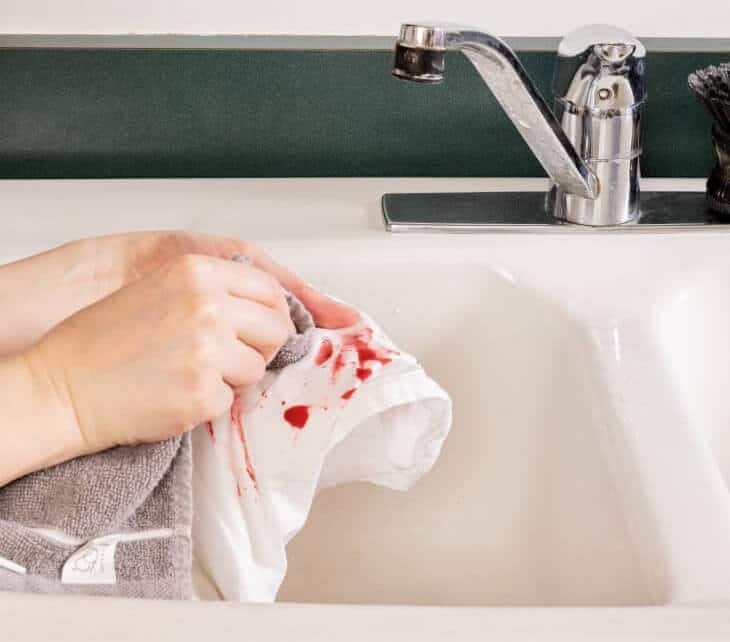 How to Get Blood Out of White and Colored Sheets