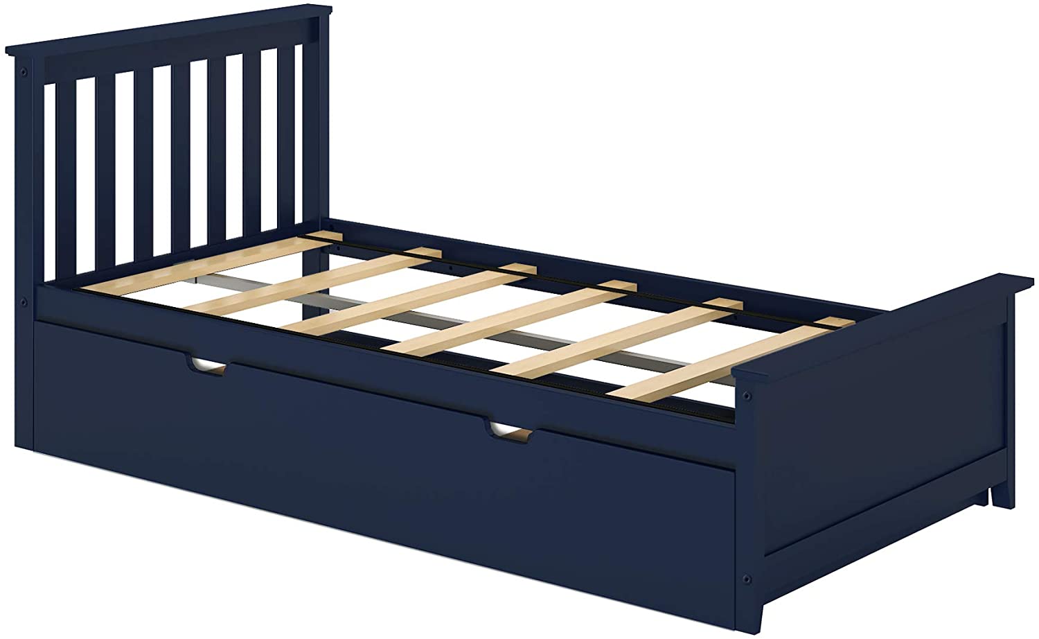 Max & Lily Solid Wood Twin-Size Trundle Bed