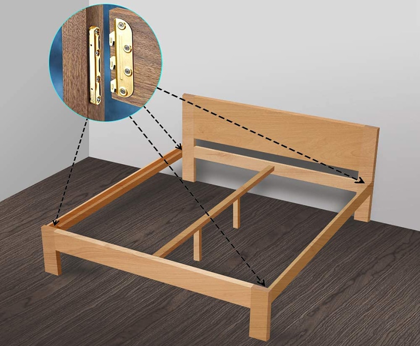 15 Best Bed Frame Brackets to Fix or Modify Your Bed