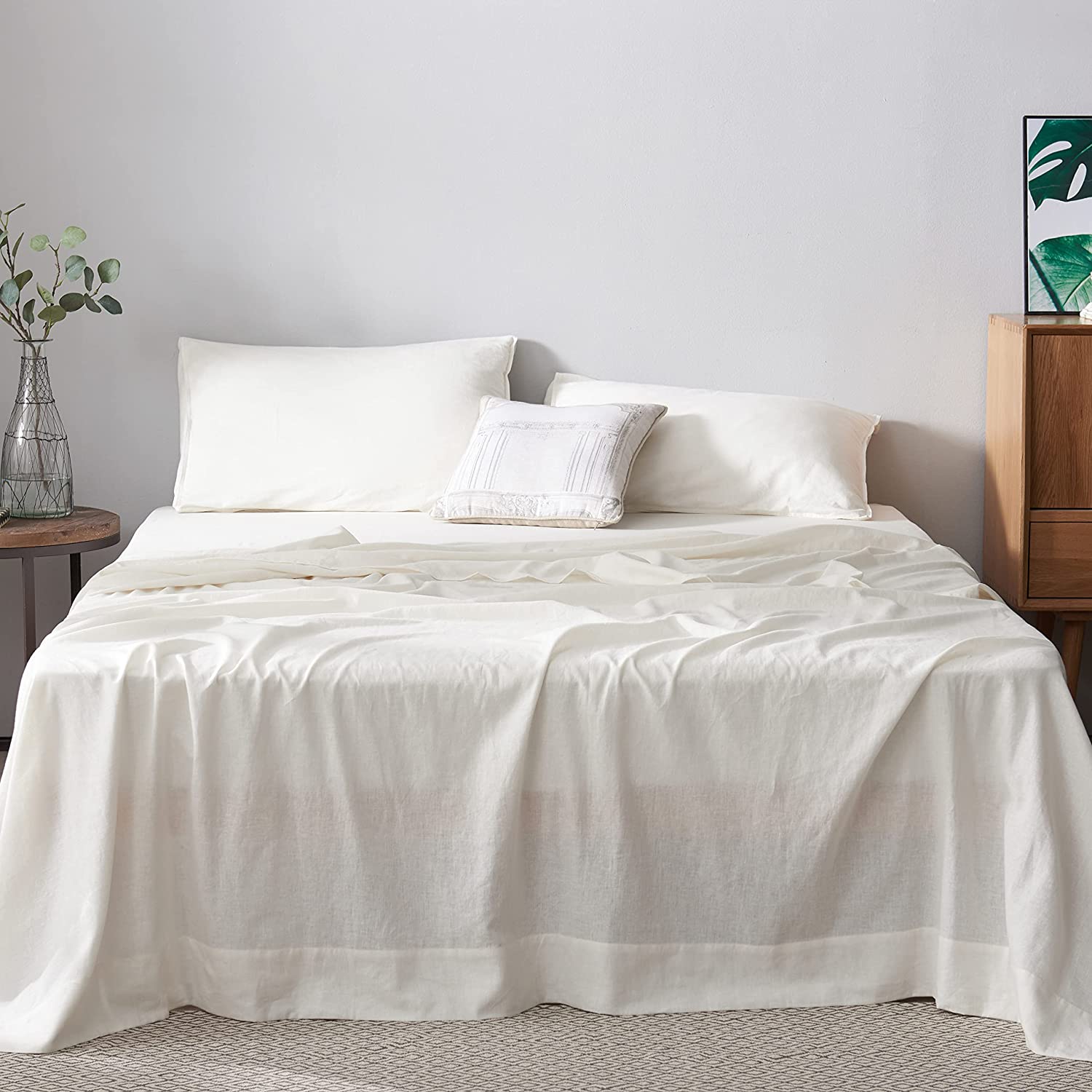 DAPU Linen Cotton Sheets Set