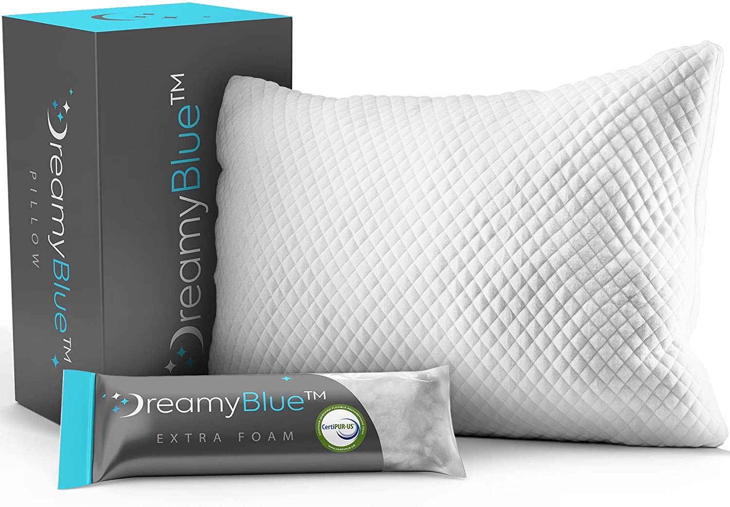 DreamyBlue Premium Pillow for Sleeping