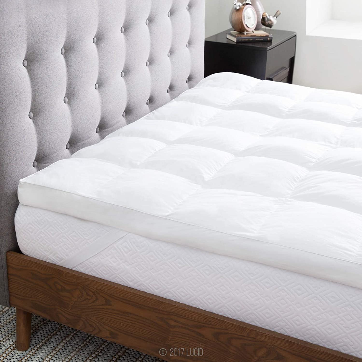 LUCID Down Alternative Mattress Topper