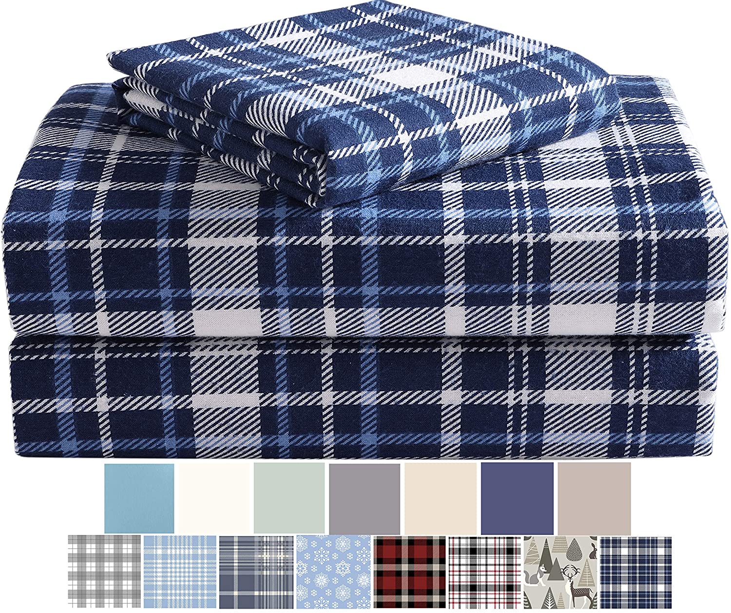 Morgan Home Cotton Turkish Flannel Sheets