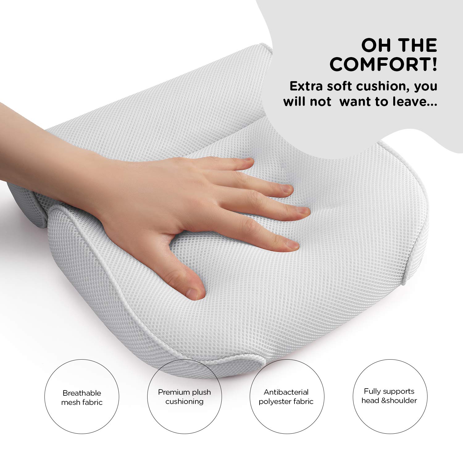 9 Best Bath Pillows Reviewed in Detail (Aug. 2021)