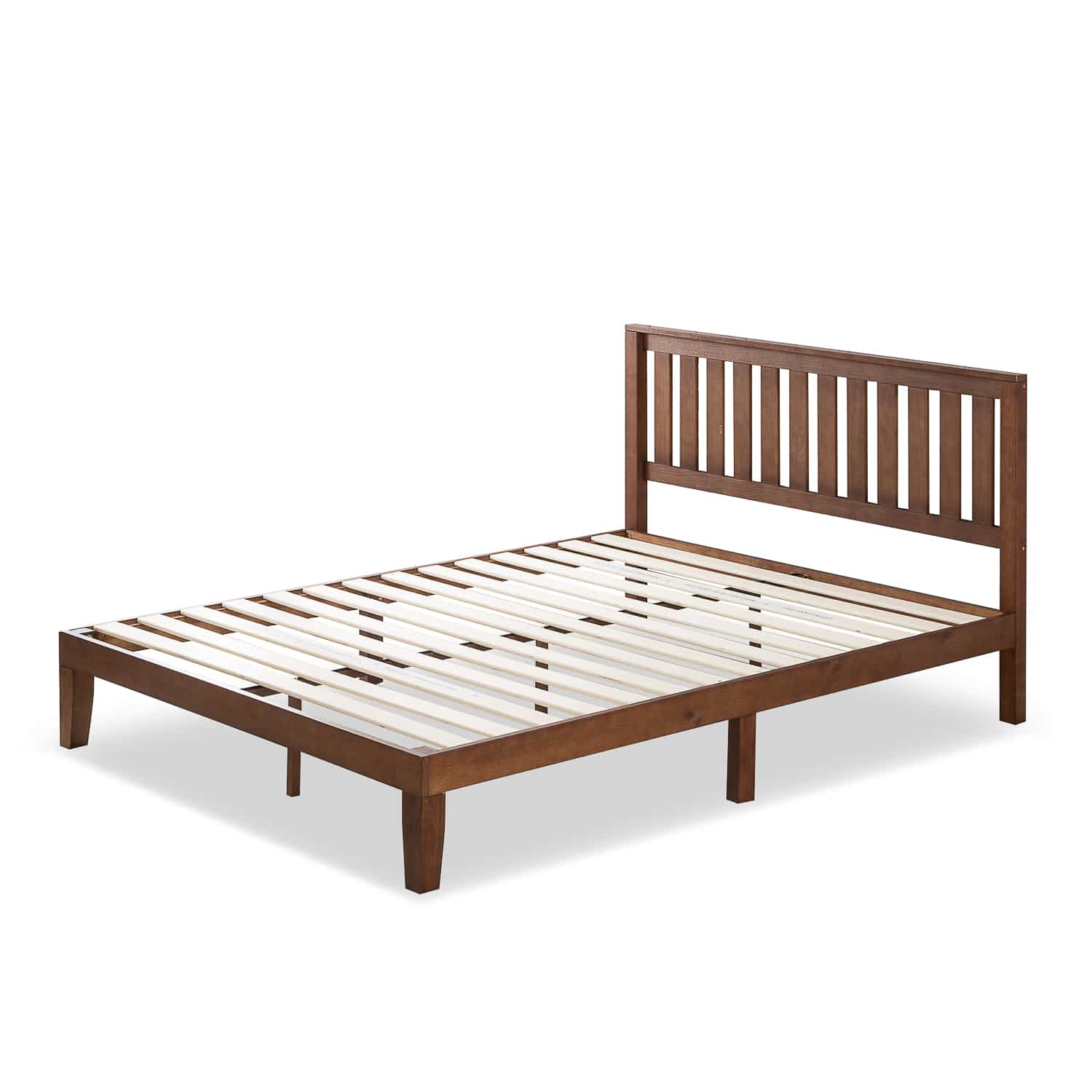 Zinus Vivek 12 Inch Deluxe Wood Platform Bed with Headboard