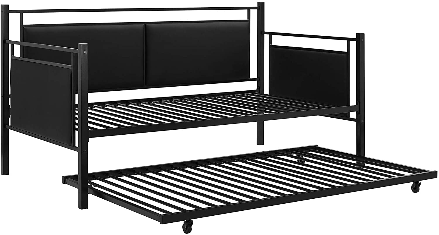 DHP Astoria Metal and Upholstered Daybed