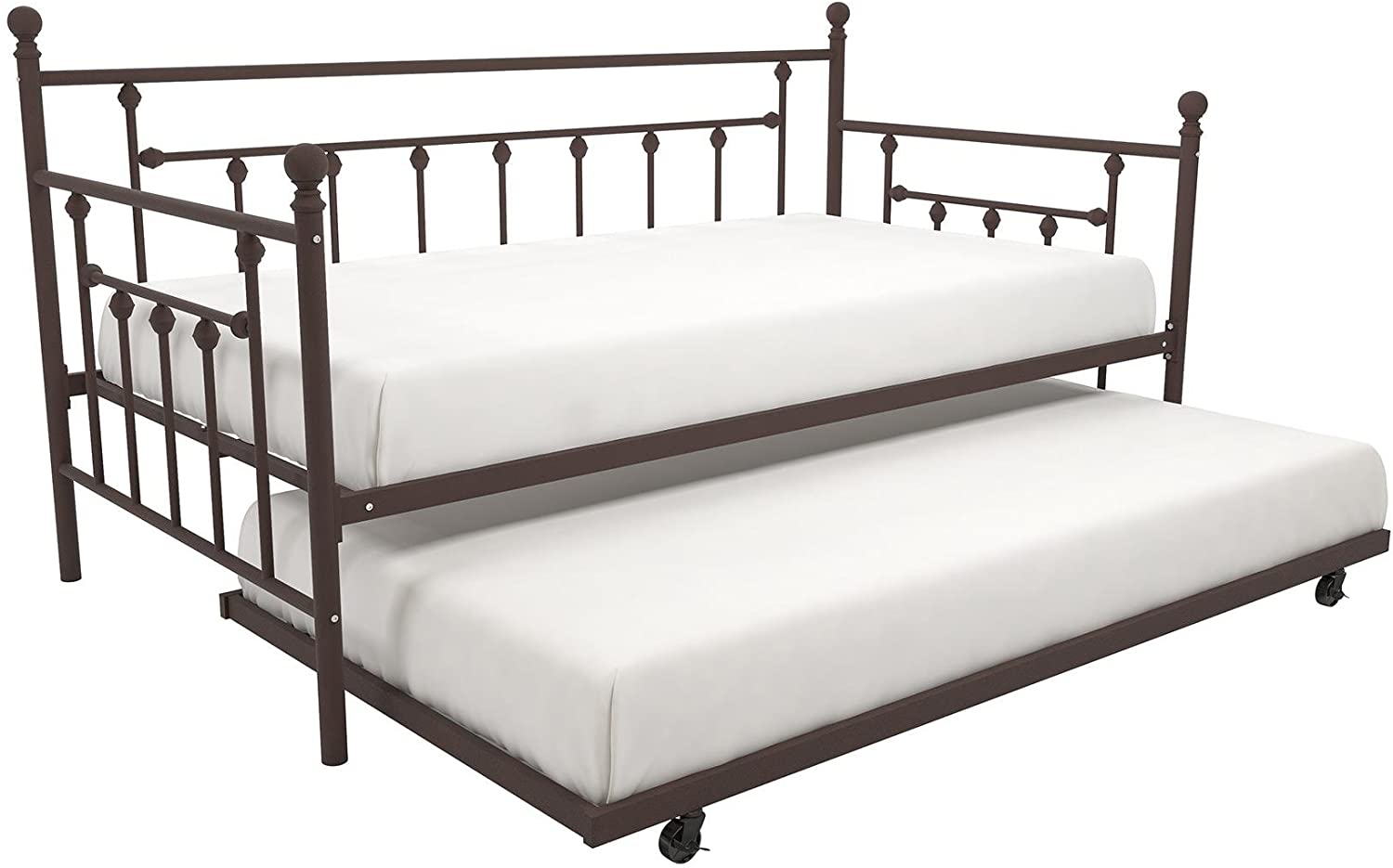 DHP Manila Metal Framed Daybed with Trundle