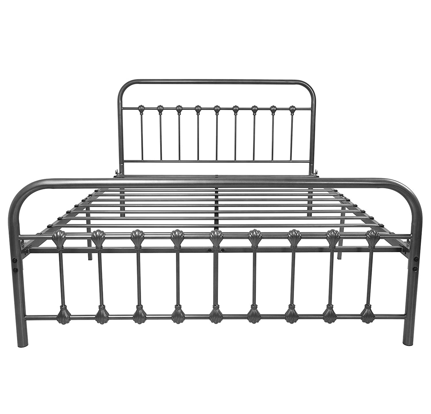 Victorian Vintage Style Platform Metal Bed Frame