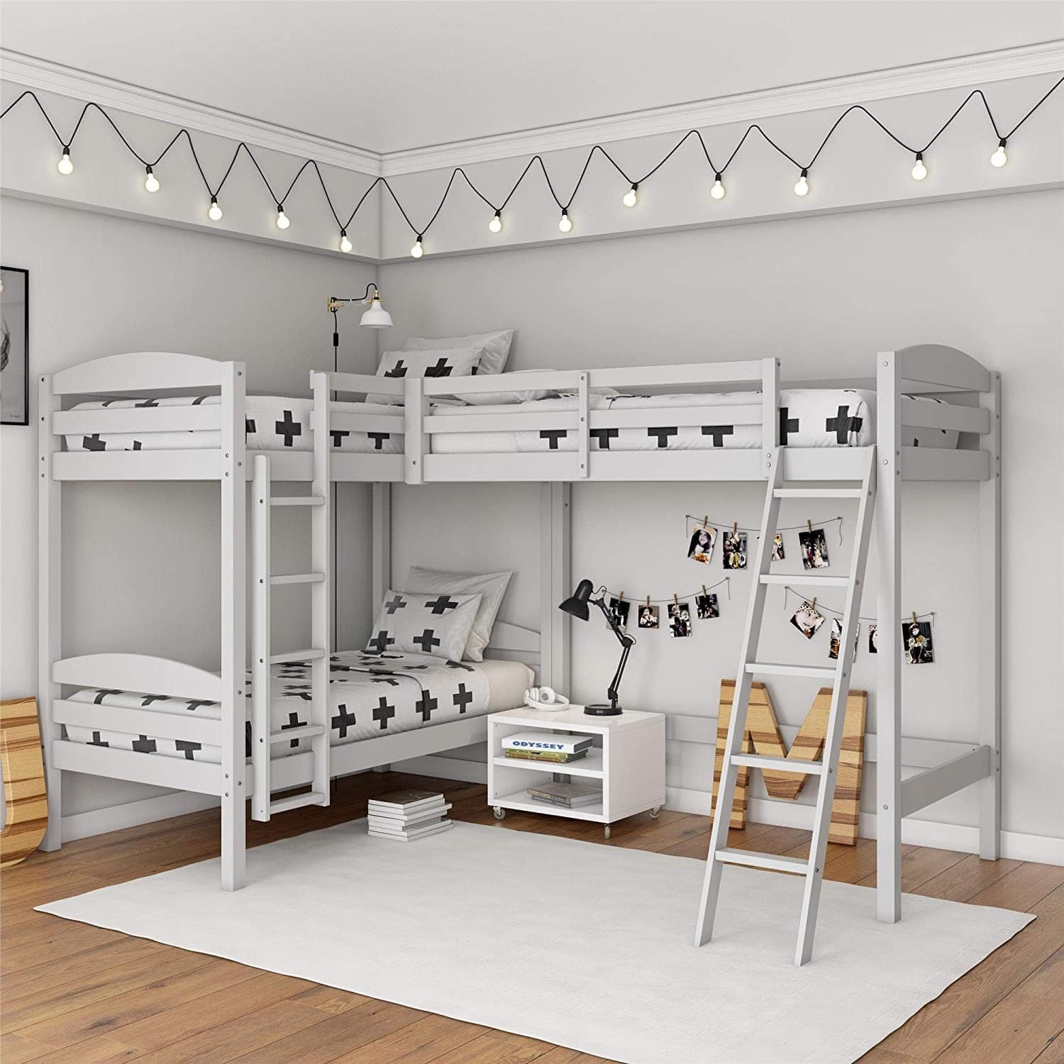 Dorel Living Clearwater Triple Bunk Beds