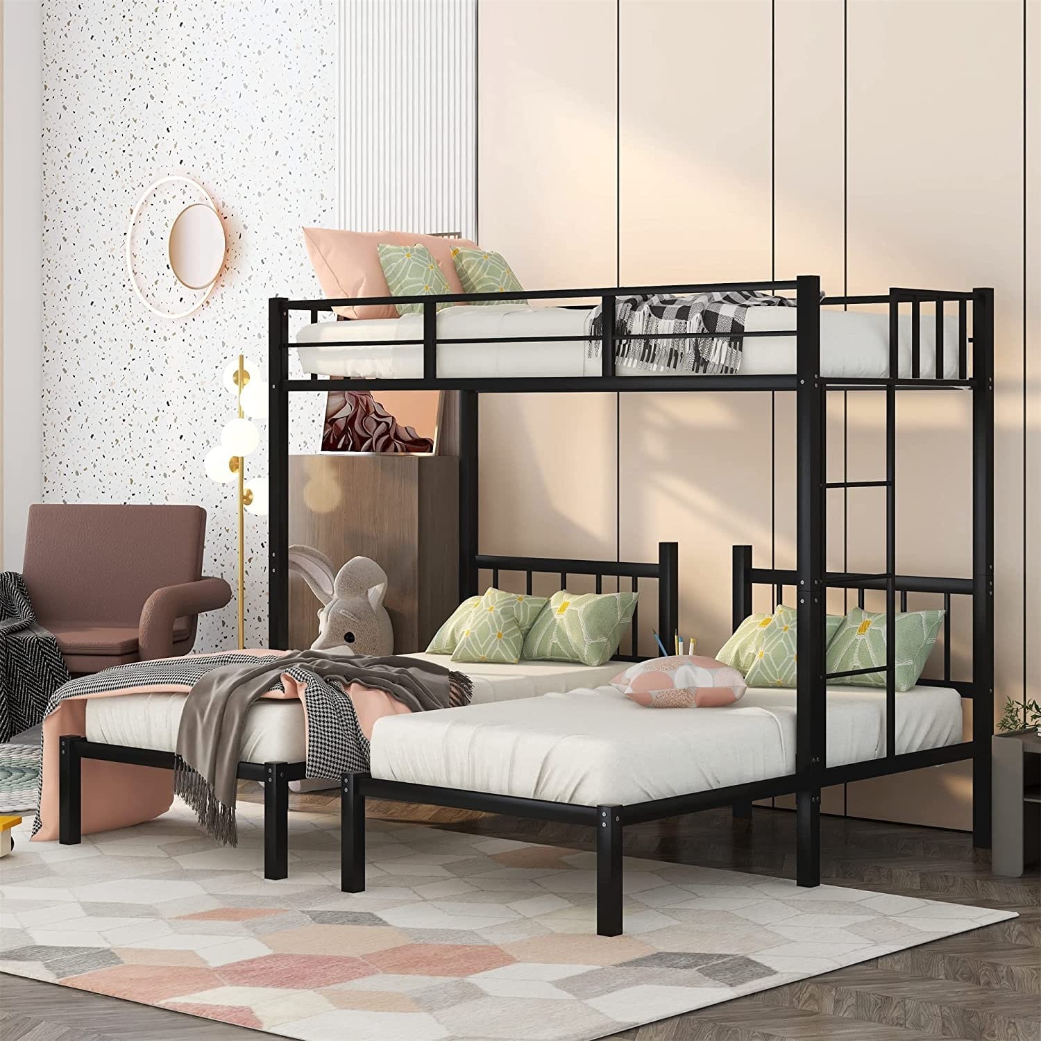 Harper & Bright Designs Triple Bunk Beds