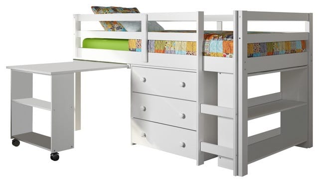 Naomi Home Low Study Loft Bed