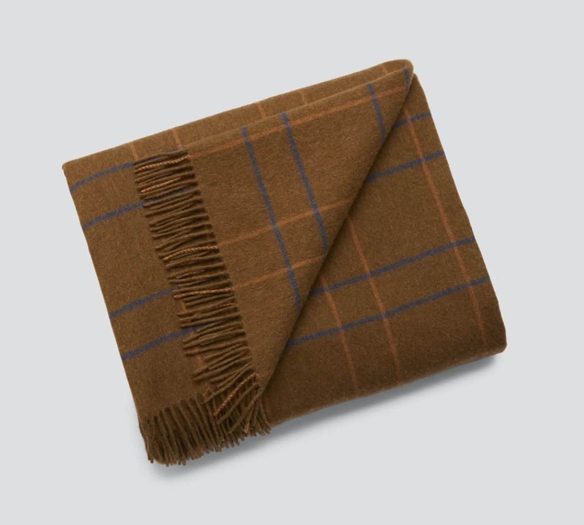 Pinstripe Plaid throw