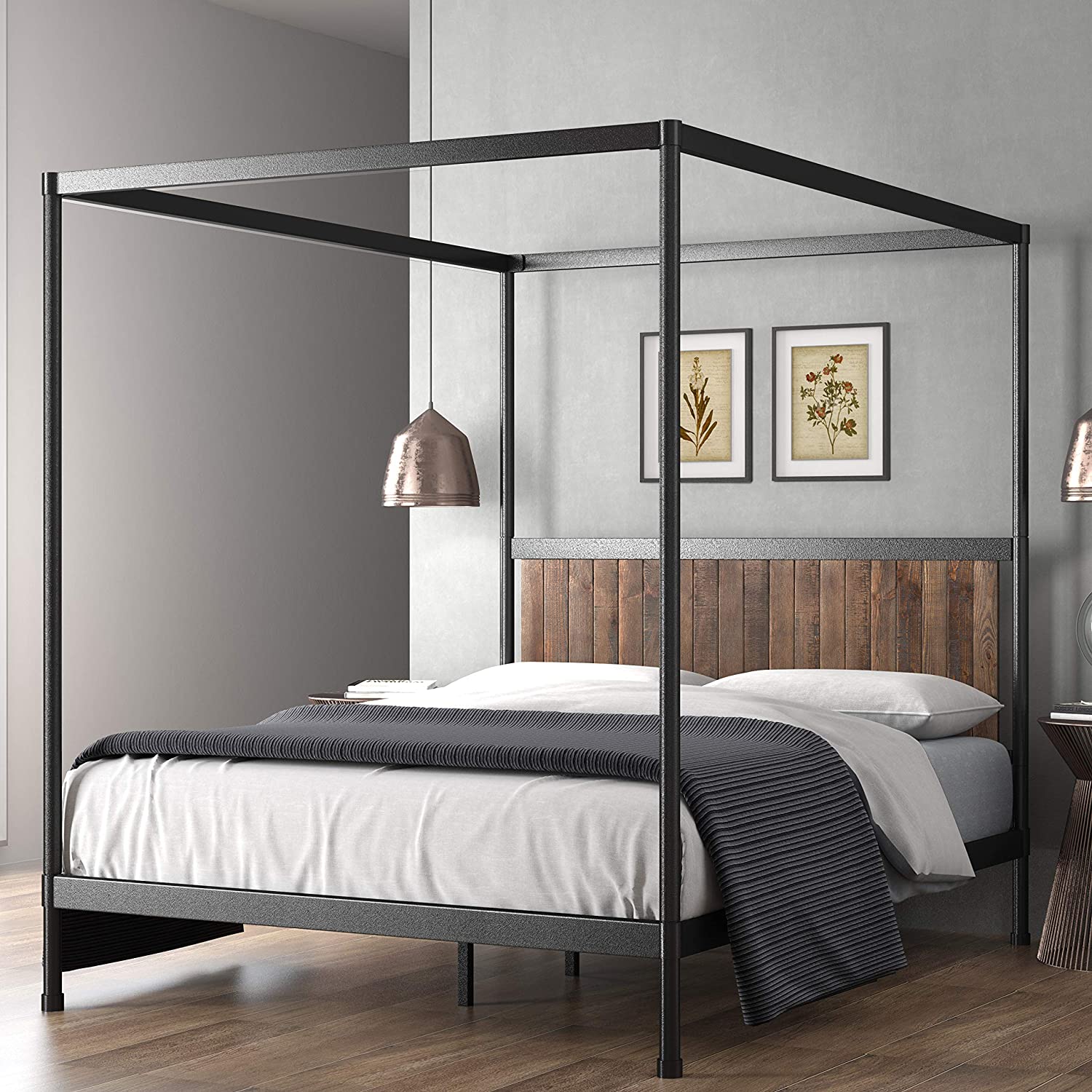 Zinus Wesley Canopy Platform Bed