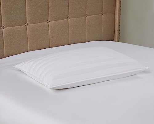 DOWNLITE Extra Thin Down Pillow for Stomach Sleepers