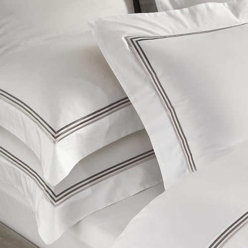 RANZNAZ 400-Thread-Count Cotton Sateen Pillow Shams