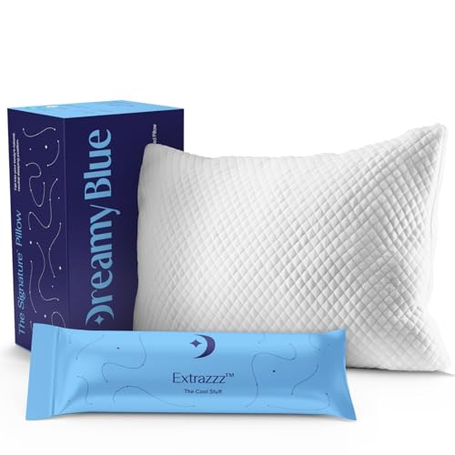 DreamyBlue Signature Adjustable Shredded Memory Foam Pillow